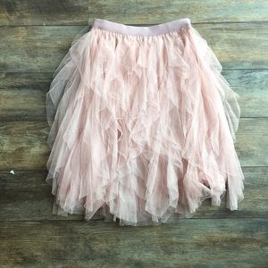 Blush Tulle Skirt